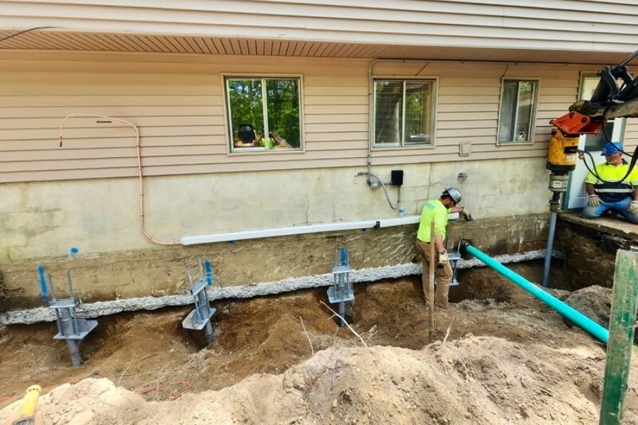 Helical Pier Installation in Brooksville, FL